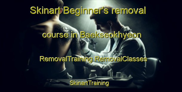 Skinart Beginner's removal course in Baekseokhyeon | #RemovalTraining #RemovalClasses #SkinartTraining-Korea