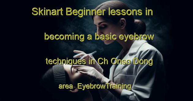 Skinart Beginner lessons in becoming a basic eyebrow techniques in Ch Onso Dong area | EyebrowTraining | EyebrowClasses | SkinartTraining-Korea