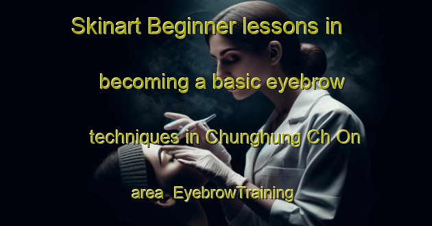 Skinart Beginner lessons in becoming a basic eyebrow techniques in Chunghung Ch On area | EyebrowTraining | EyebrowClasses | SkinartTraining-Korea
