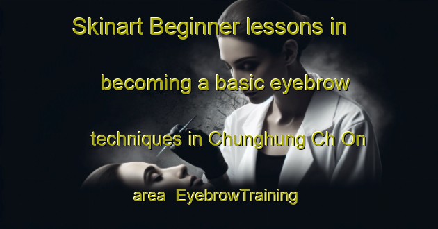 Skinart Beginner lessons in becoming a basic eyebrow techniques in Chunghung Ch On area | EyebrowTraining | EyebrowClasses | SkinartTraining-Korea