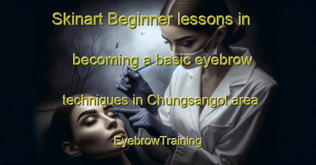 Skinart Beginner lessons in becoming a basic eyebrow techniques in Chungsangol area | EyebrowTraining | EyebrowClasses | SkinartTraining-Korea