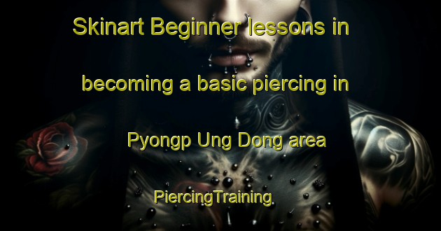 Skinart Beginner lessons in becoming a basic piercing in Pyongp Ung Dong area | PiercingTraining | PiercingClasses | SkinartTraining-Korea