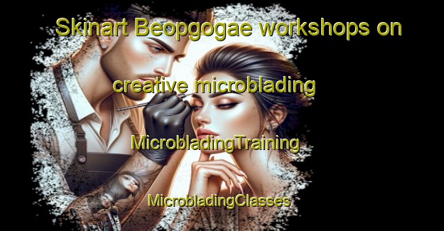 Skinart Beopgogae workshops on creative microblading | MicrobladingTraining | MicrobladingClasses | SkinartTraining-Korea