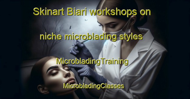 Skinart Biari workshops on niche microblading styles | MicrobladingTraining | MicrobladingClasses | SkinartTraining-Korea