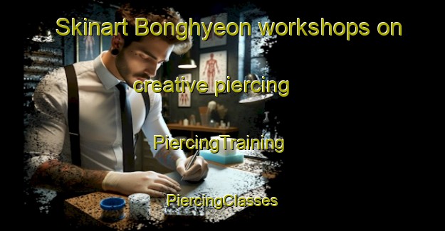 Skinart Bonghyeon workshops on creative piercing | #PiercingTraining #PiercingClasses #SkinartTraining-Korea