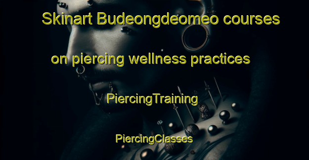 Skinart Budeongdeomeo courses on piercing wellness practices | #PiercingTraining #PiercingClasses #SkinartTraining-Korea