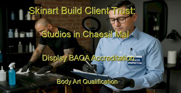 Skinart Build Client Trust: Studios in Chaesil Mal - Display BAQA Accreditation | Body Art Qualification Authority | BAQA-Korea