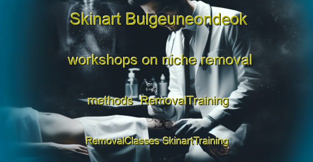 Skinart Bulgeuneondeok workshops on niche removal methods | #RemovalTraining #RemovalClasses #SkinartTraining-Korea