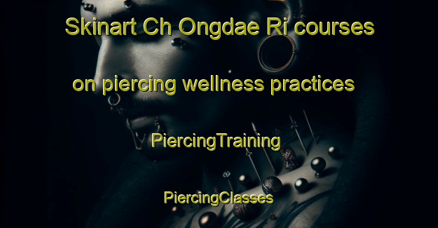 Skinart Ch Ongdae Ri courses on piercing wellness practices | #PiercingTraining #PiercingClasses #SkinartTraining-Korea