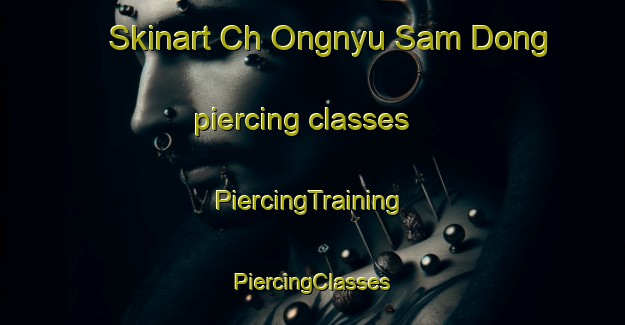 Skinart Ch Ongnyu Sam Dong piercing classes | #PiercingTraining #PiercingClasses #SkinartTraining-Korea