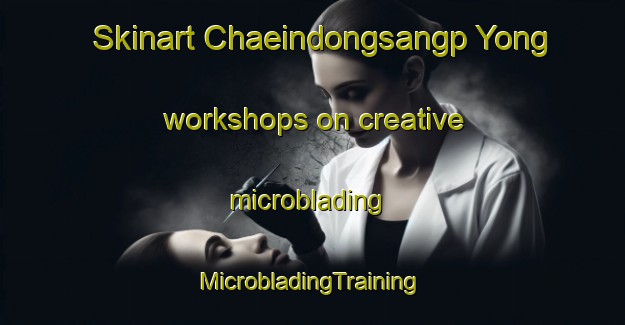 Skinart Chaeindongsangp Yong workshops on creative microblading | #MicrobladingTraining #MicrobladingClasses #SkinartTraining-Korea