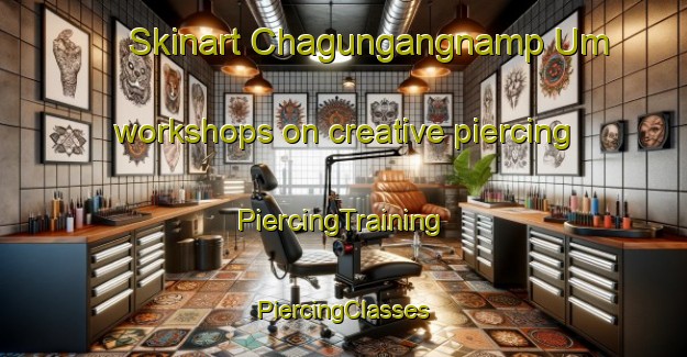 Skinart Chagungangnamp Um workshops on creative piercing | #PiercingTraining #PiercingClasses #SkinartTraining-Korea