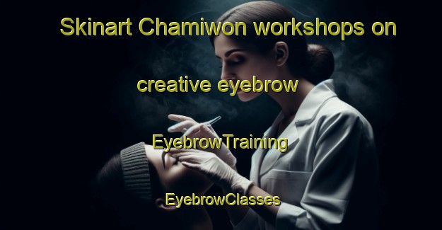 Skinart Chamiwon workshops on creative eyebrow | EyebrowTraining | EyebrowClasses | SkinartTraining-Korea