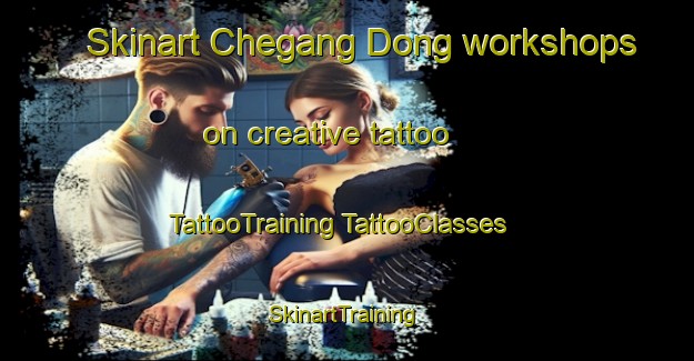 Skinart Chegang Dong workshops on creative tattoo | #TattooTraining #TattooClasses #SkinartTraining-Korea