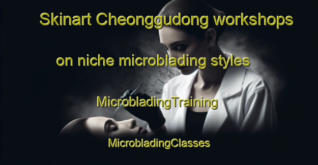 Skinart Cheonggudong workshops on niche microblading styles | #MicrobladingTraining #MicrobladingClasses #SkinartTraining-Korea