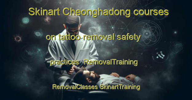 Skinart Cheonghadong courses on tattoo removal safety practices | #RemovalTraining #RemovalClasses #SkinartTraining-Korea