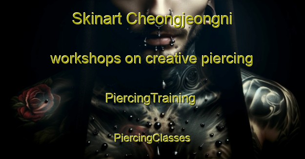 Skinart Cheongjeongni workshops on creative piercing | #PiercingTraining #PiercingClasses #SkinartTraining-Korea