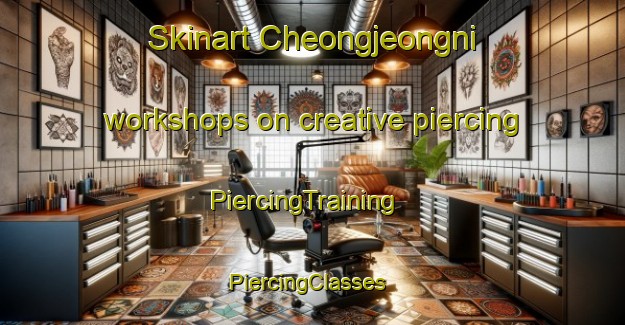 Skinart Cheongjeongni workshops on creative piercing | PiercingTraining | PiercingClasses | SkinartTraining-Korea