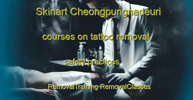 Skinart Cheongpungnadeuri courses on tattoo removal safety practices | #RemovalTraining #RemovalClasses #SkinartTraining-Korea