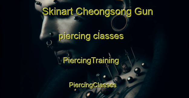 Skinart Cheongsong Gun piercing classes | PiercingTraining | PiercingClasses | SkinartTraining-Korea