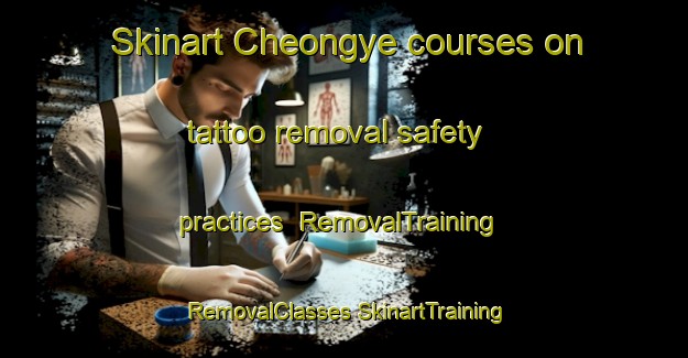 Skinart Cheongye courses on tattoo removal safety practices | #RemovalTraining #RemovalClasses #SkinartTraining-Korea