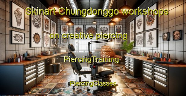 Skinart Chungdonggo workshops on creative piercing | #PiercingTraining #PiercingClasses #SkinartTraining-Korea