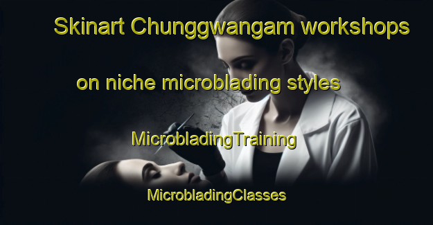 Skinart Chunggwangam workshops on niche microblading styles | #MicrobladingTraining #MicrobladingClasses #SkinartTraining-Korea