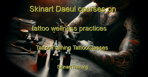 Skinart Daeul courses on tattoo wellness practices | #TattooTraining #TattooClasses #SkinartTraining-Korea