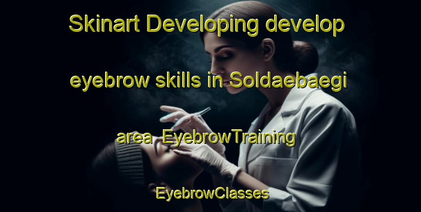 Skinart Developing develop eyebrow skills in Soldaebaegi area | EyebrowTraining | EyebrowClasses | SkinartTraining-Korea