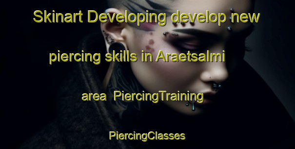 Skinart Developing develop new piercing skills in Araetsalmi area | #PiercingTraining #PiercingClasses #SkinartTraining-Korea