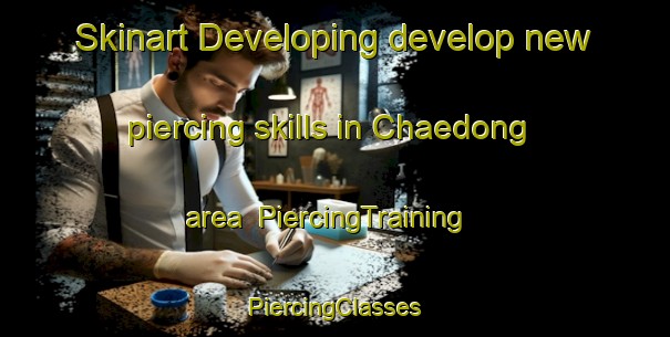 Skinart Developing develop new piercing skills in Chaedong area | #PiercingTraining #PiercingClasses #SkinartTraining-Korea