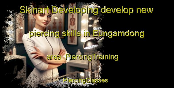 Skinart Developing develop new piercing skills in Eungamdong area | PiercingTraining | PiercingClasses | SkinartTraining-Korea