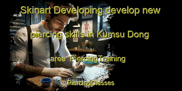 Skinart Developing develop new piercing skills in Kumsu Dong area | #PiercingTraining #PiercingClasses #SkinartTraining-Korea