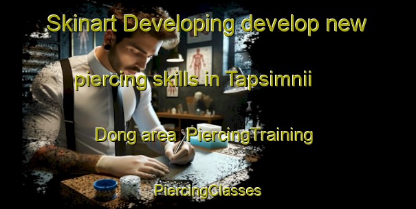 Skinart Developing develop new piercing skills in Tapsimnii Dong area | #PiercingTraining #PiercingClasses #SkinartTraining-Korea