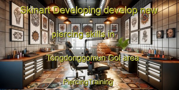 Skinart Developing develop new piercing skills in Tongdonggomun Gol area | #PiercingTraining #PiercingClasses #SkinartTraining-Korea