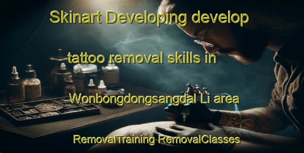 Skinart Developing develop tattoo removal skills in Wonbongdongsangdal Li area | #RemovalTraining #RemovalClasses #SkinartTraining-Korea