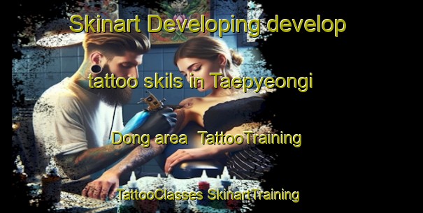 Skinart Developing develop tattoo skils in Taepyeongi Dong area | #TattooTraining #TattooClasses #SkinartTraining-Korea