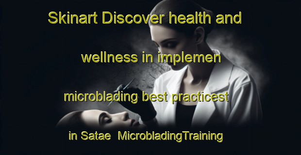 Skinart Discover health and wellness in implemen microblading best practicest in Satae | MicrobladingTraining | MicrobladingClasses | SkinartTraining-Korea