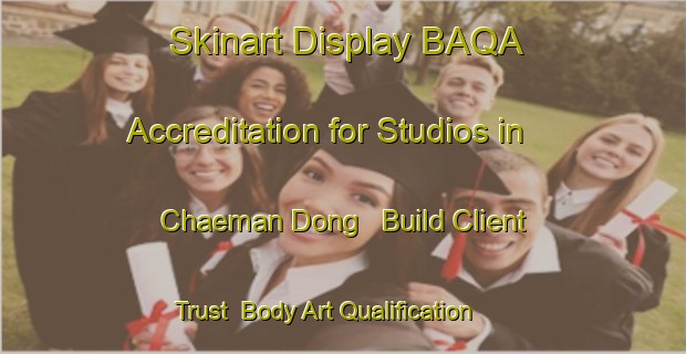 Skinart Display BAQA Accreditation for Studios in Chaeman Dong - Build Client Trust | Body Art Qualification Authority | BAQA-Korea