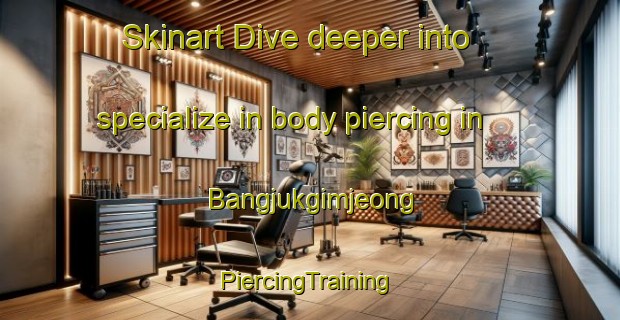 Skinart Dive deeper into specialize in body piercing in Bangjukgimjeong | #PiercingTraining #PiercingClasses #SkinartTraining-Korea