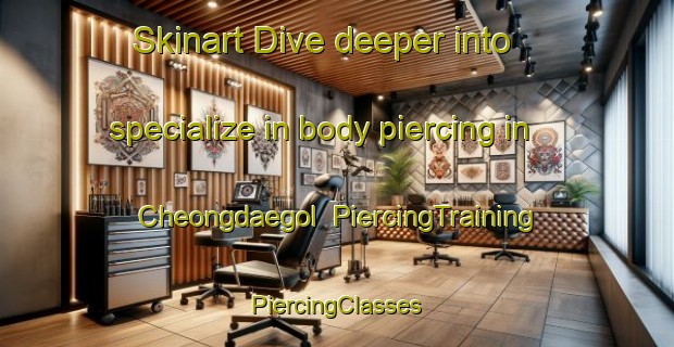 Skinart Dive deeper into specialize in body piercing in Cheongdaegol | #PiercingTraining #PiercingClasses #SkinartTraining-Korea