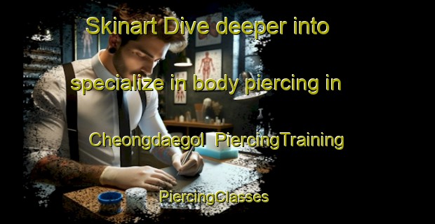 Skinart Dive deeper into specialize in body piercing in Cheongdaegol | PiercingTraining | PiercingClasses | SkinartTraining-Korea