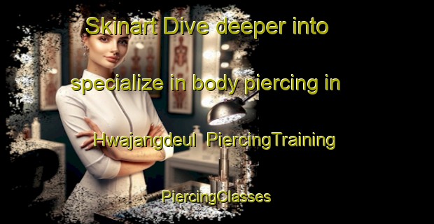 Skinart Dive deeper into specialize in body piercing in Hwajangdeul | #PiercingTraining #PiercingClasses #SkinartTraining-Korea