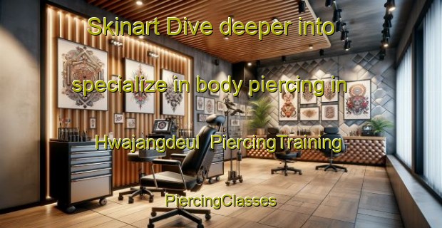 Skinart Dive deeper into specialize in body piercing in Hwajangdeul | #PiercingTraining #PiercingClasses #SkinartTraining-Korea