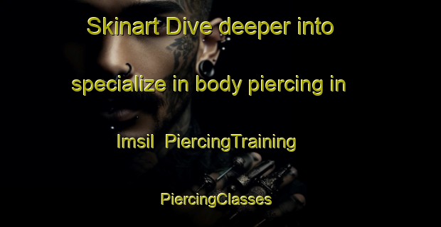 Skinart Dive deeper into specialize in body piercing in Imsil | PiercingTraining | PiercingClasses | SkinartTraining-Korea