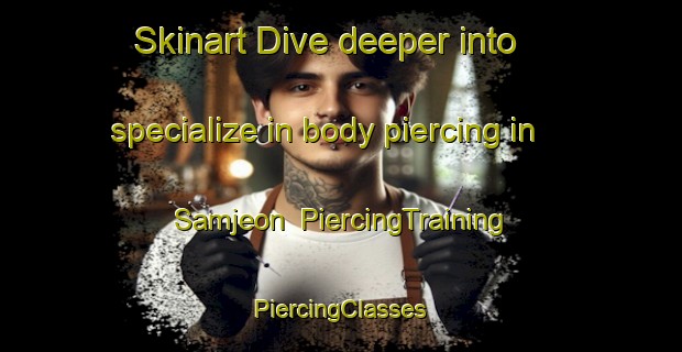 Skinart Dive deeper into specialize in body piercing in Samjeon | #PiercingTraining #PiercingClasses #SkinartTraining-Korea