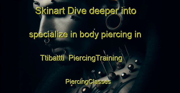 Skinart Dive deeper into specialize in body piercing in Ttibattti | PiercingTraining | PiercingClasses | SkinartTraining-Korea