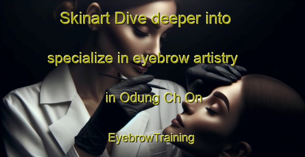 Skinart Dive deeper into specialize in eyebrow artistry in Odung Ch On | EyebrowTraining | EyebrowClasses | SkinartTraining-Korea