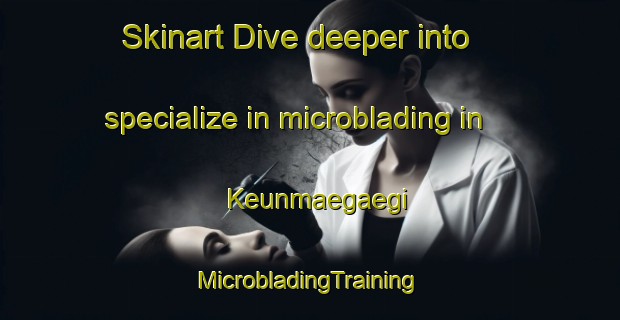 Skinart Dive deeper into specialize in microblading in Keunmaegaegi | #MicrobladingTraining #MicrobladingClasses #SkinartTraining-Korea