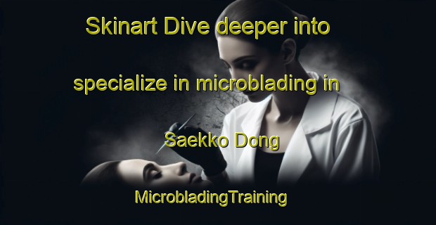 Skinart Dive deeper into specialize in microblading in Saekko Dong | MicrobladingTraining | MicrobladingClasses | SkinartTraining-Korea